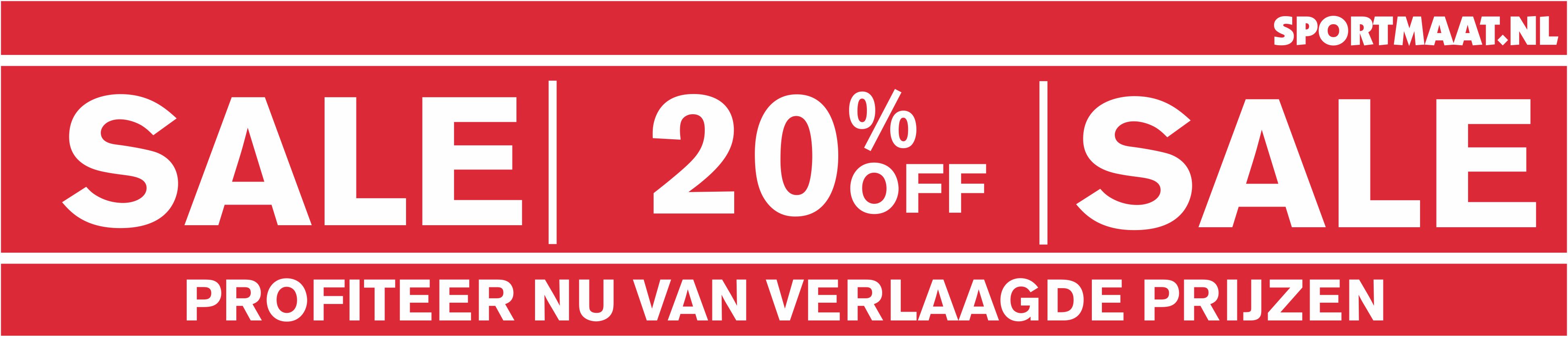 20% Korting 20% Korting