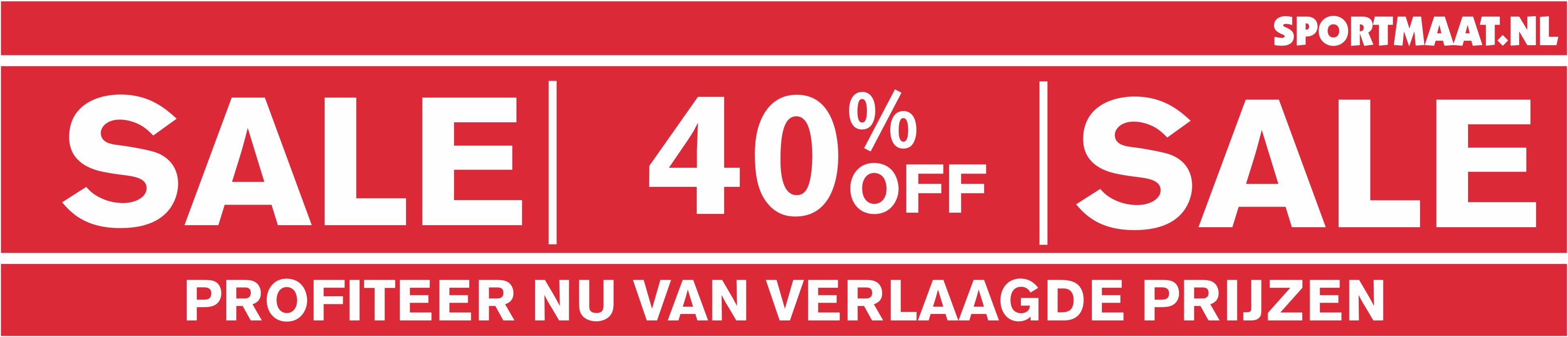 40% Korting 40% Korting