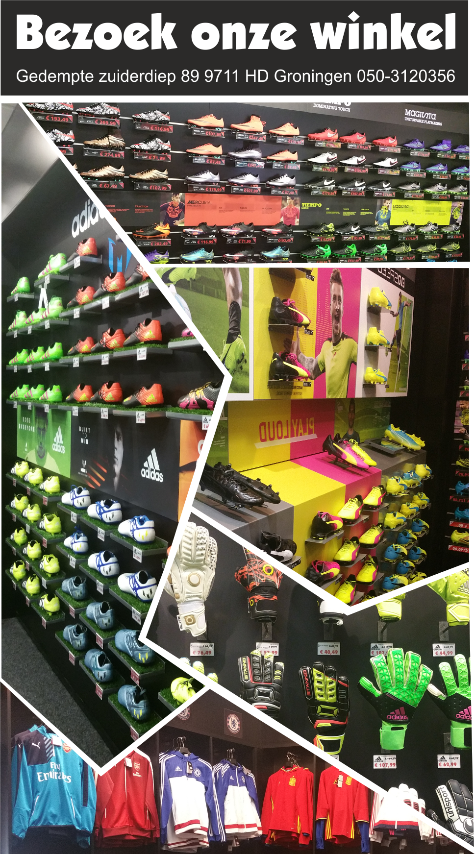 Bezoek onze winkel Bezoek onze winkel